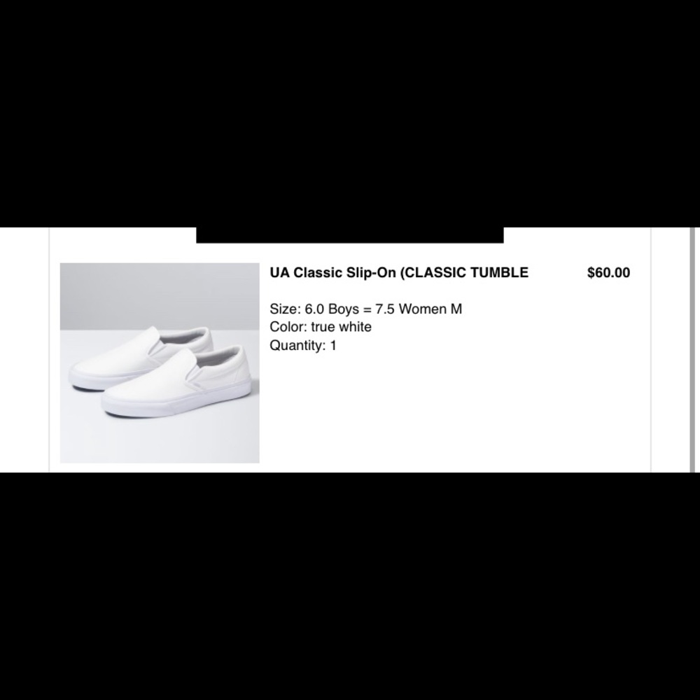 Brand new White vans